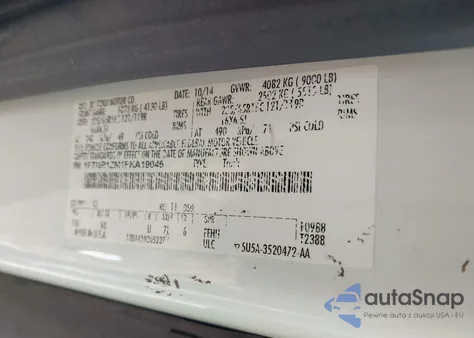 2015 Ford Transit-250 из США, поврежденный, VIN 1FTNR1ZM1FKA19046